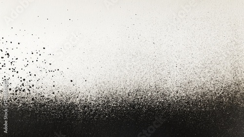 Stunning Black and White Spray Paint Texture Art