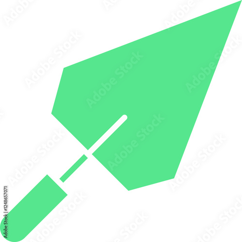 Trowel icon single vector illustration