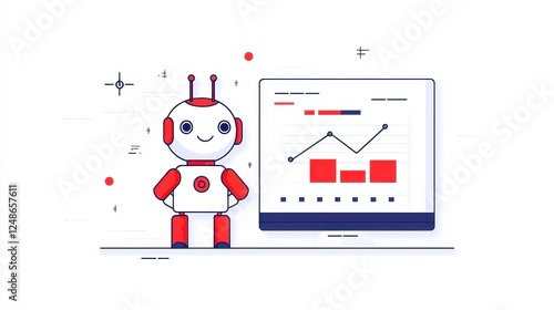 Hyperautomation Revolution in Global Business, depicting seamless integration of automated processes, streamlined workflows, and enhanced efficiency in a clean, minimalist style.