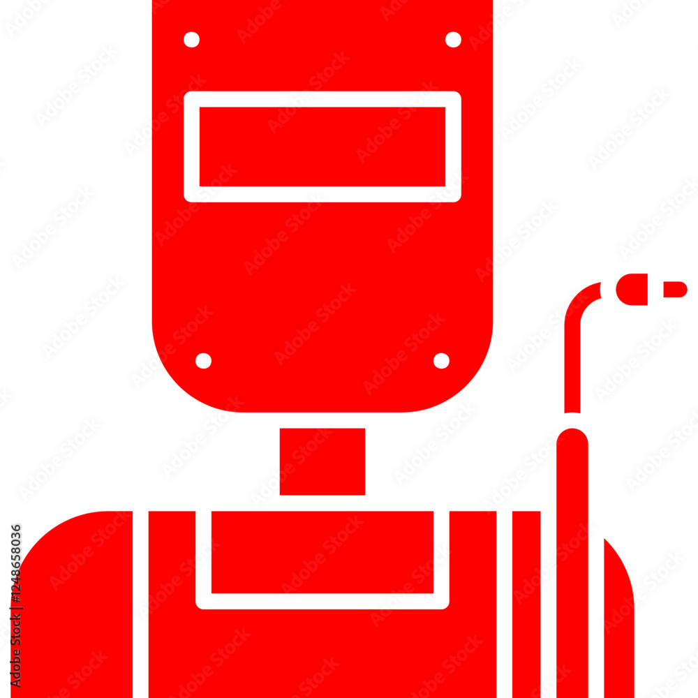 Welder icon single vector illustration Welder icon single vector illustration