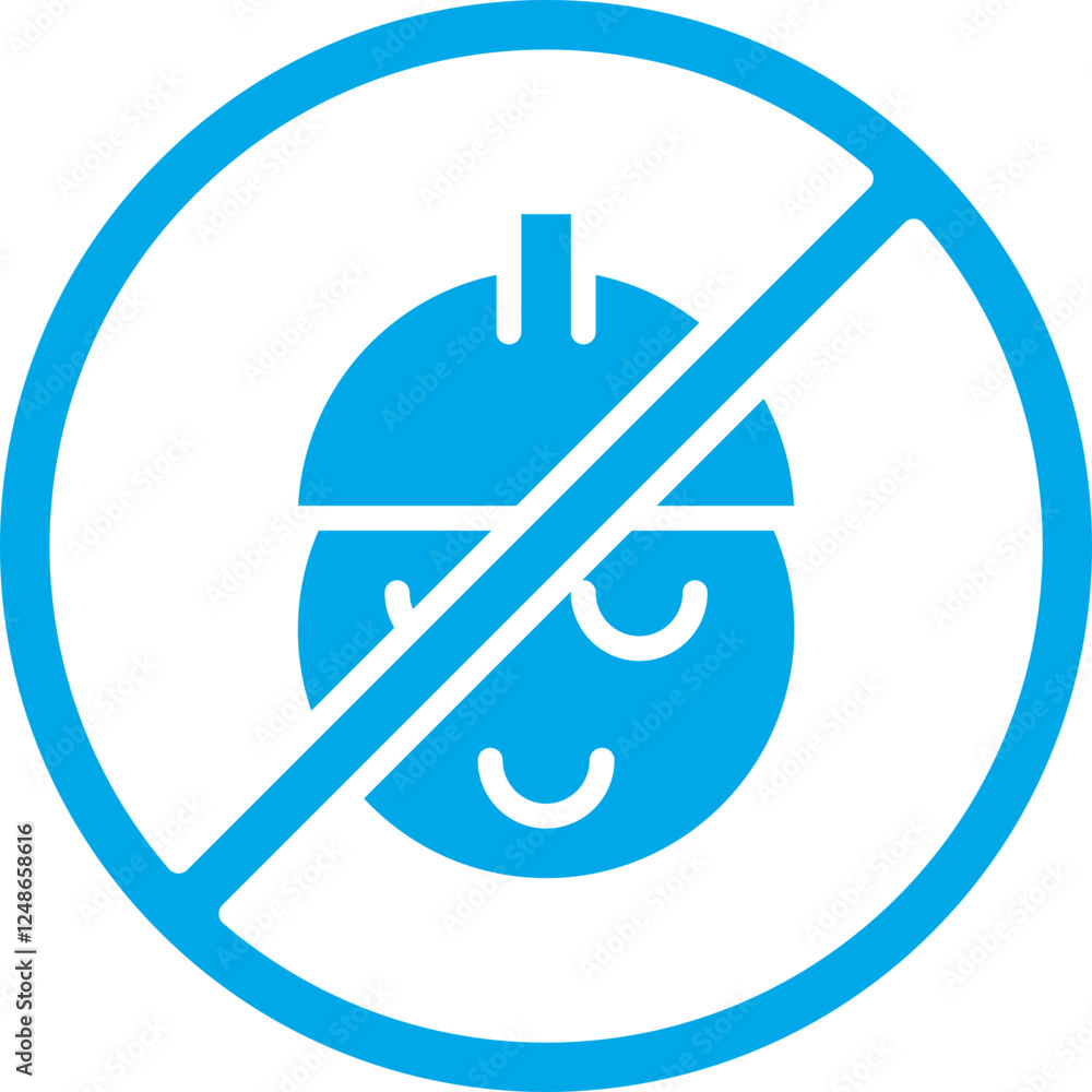 No Child Labor icon single vector illustration No Child Labor icon single vector illustration