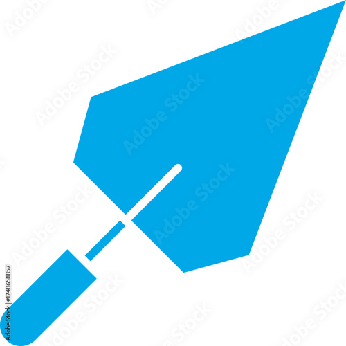 Trowel icon single vector illustration