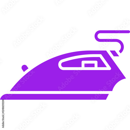 Ironing icon single vector illustration