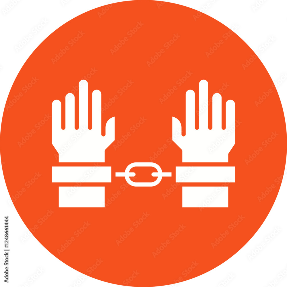 Slavery icon single vector illustration