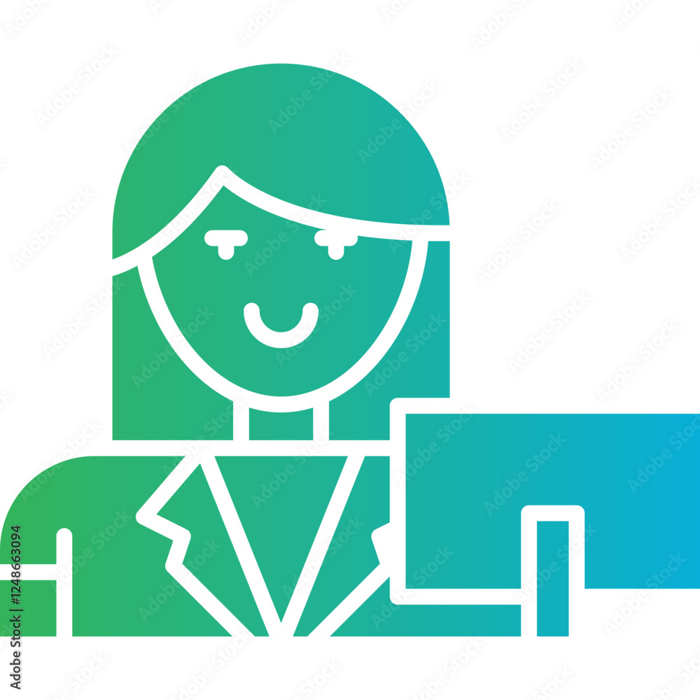 Cashier icon single vector illustration Cashier icon single vector illustration