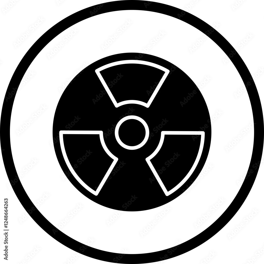 Hazard icon single vector illustration Hazard icon single vector illustration