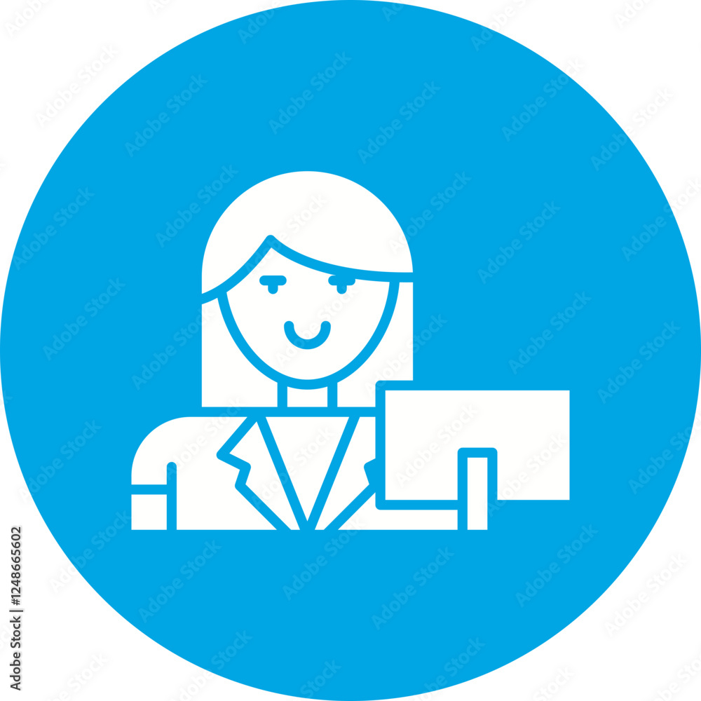 Cashier icon single vector illustration Cashier icon single vector illustration
