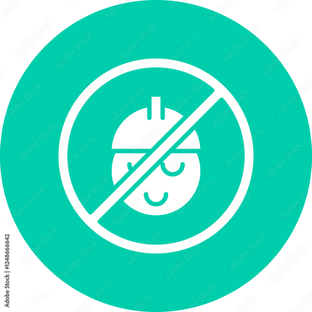 No Child Labor icon single vector illustration No Child Labor icon single vector illustration