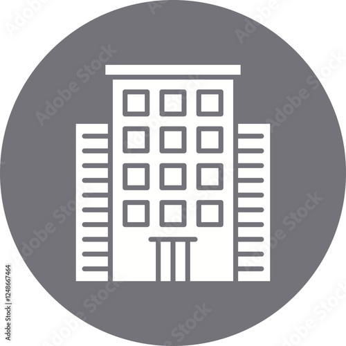 Office icon single vector illustration