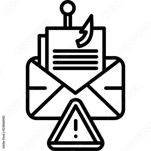 Phishing Email Alert Icon