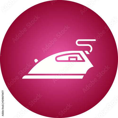 Ironing icon single vector illustration