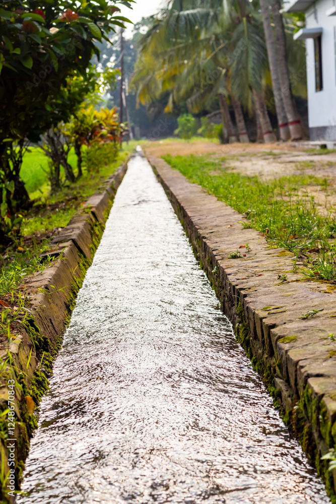 This is a water line from where irrigation is arranged This is a water line from where irrigation is arranged
