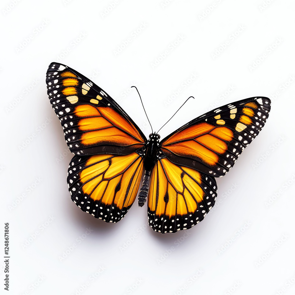 Majestic Monarch Butterfly: A Close-Up View of Nature's Beauty Majestic Monarch Butterfly: A Close-Up View of Nature's Beauty