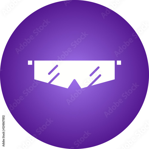 Safety Glasses icon single vector illustration