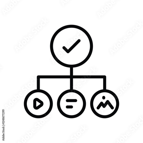 Content Curation vector icon