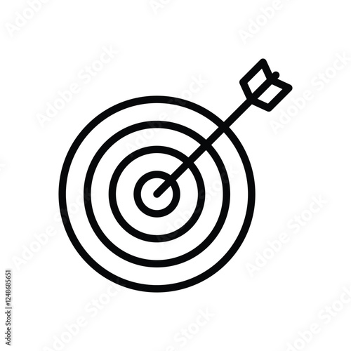 Objective vector icon