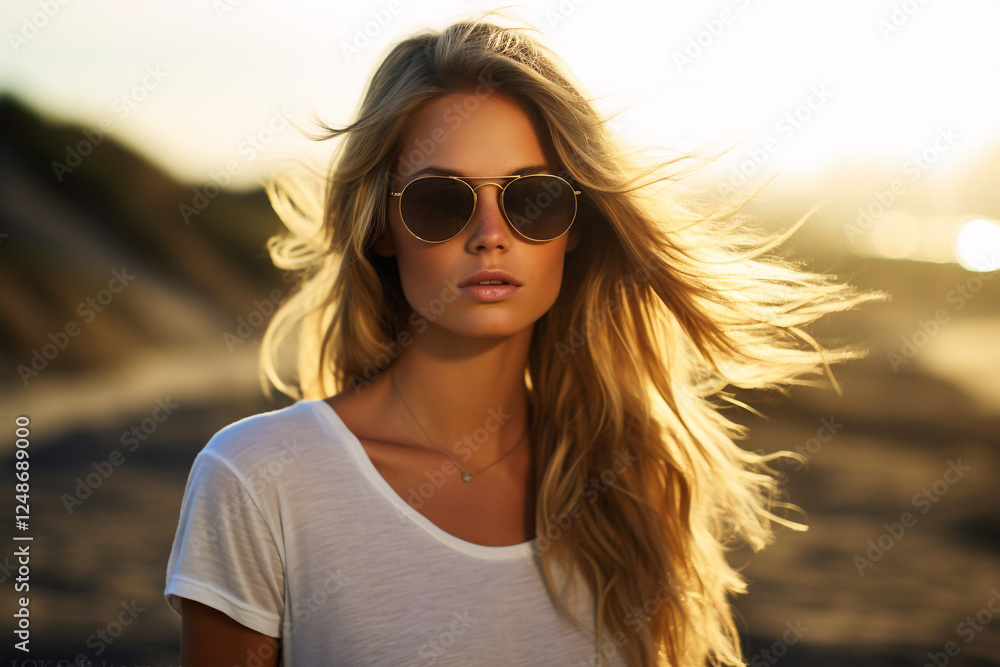  Stunning Realism: Photorealistic Portrait of a 25-Year-Old American Woman