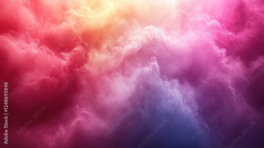 Abstract vibrant colorful cloudscape. Abstract vibrant colorful cloudscape.