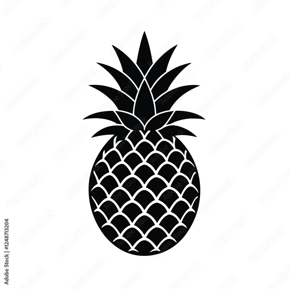 Fototapeta premium illustration of pineapple