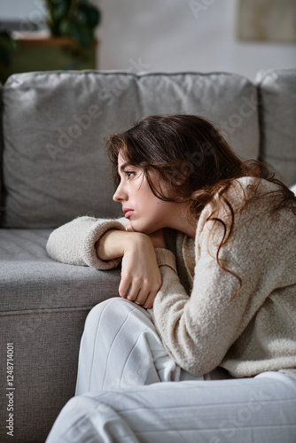 Feeling the weight of silence while searching for hope in a quiet room