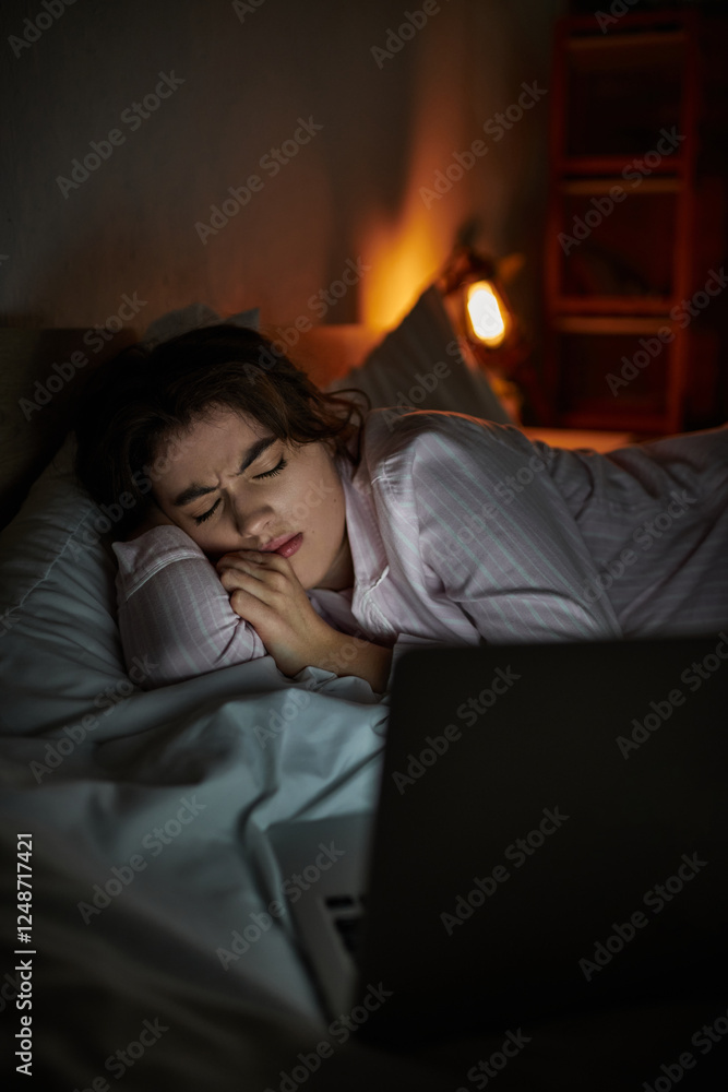 Struggling through the night while battling inner demons of depression and loneliness Struggling through the night while battling inner demons of depression and loneliness