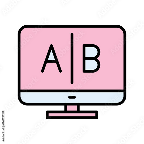 AB Testing Icon Design