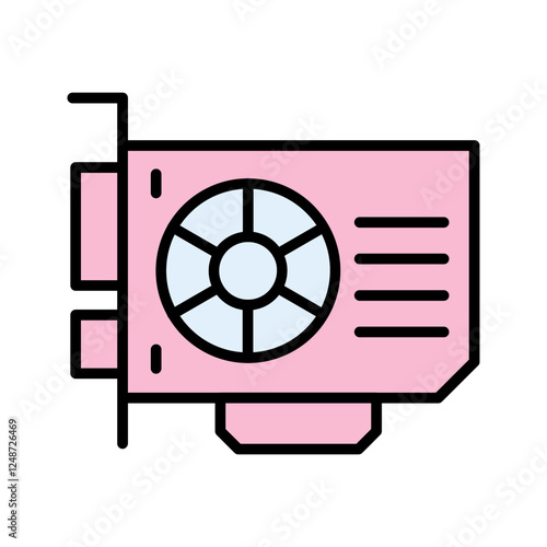 Graphics Card Icon Design
