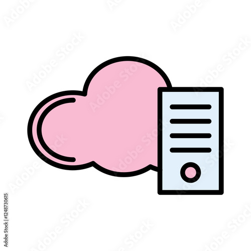 Cloud Computing Icon Design