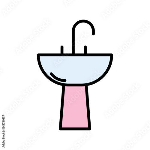 Washbasin Icon Design