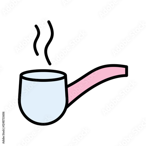 Smoke Pipe Icon Design