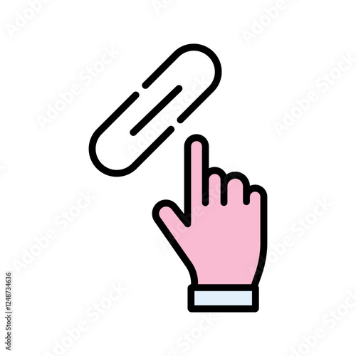 Link Click Icon Design