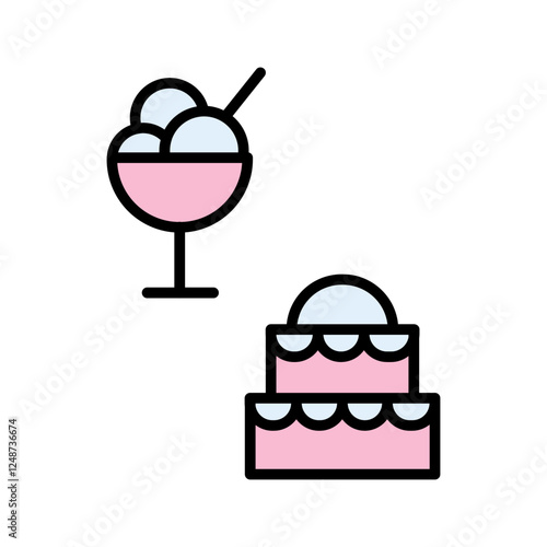 Festive Food Icon Design