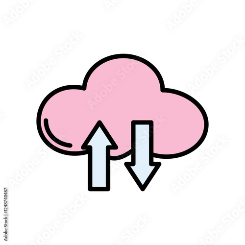 Cloud Computing Icon Design