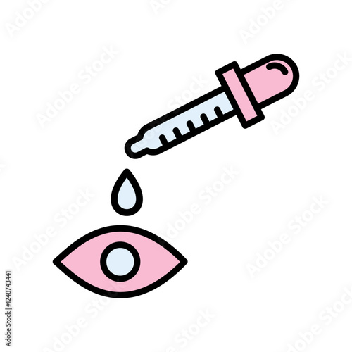 Eye Drop Icon Design
