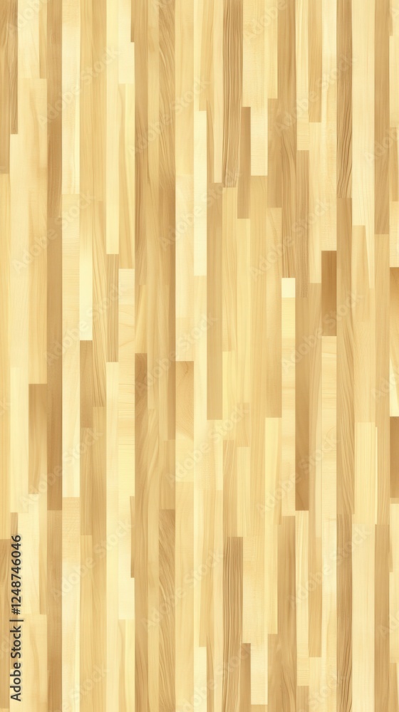 Fototapeta premium Stunning Beige Wood Flooring Design: A Perfect Choice for Your Home