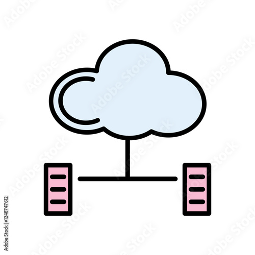 Cloud Computing Icon Design