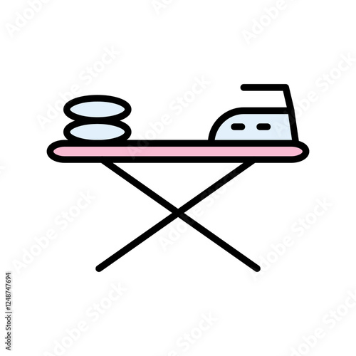 Iron Board Icon Design