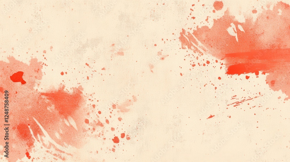 Fototapeta premium Stunning Abstract Watercolor Splatter Art