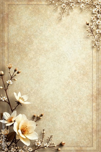 Deep ivory lace on faded sepia toned backdrop, lace, old, handmade