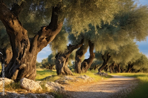 Wallpaper Mural Olive tree plantation in the southern region of Italy Puglia Torontodigital.ca