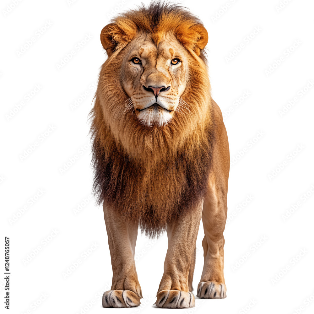 lion isolated on white background lion isolated on white background