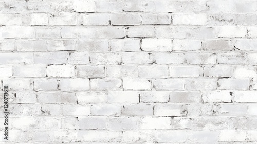 Stunning Whitewashed Brick Wall Texture.  Perfect for Interior or Exterior Design Inspiration.  A timeless and beautiful brick wall pattern for any project.