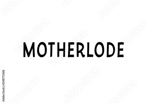 Motherlode cheat code for endless money tattoo or t shirt print design 
