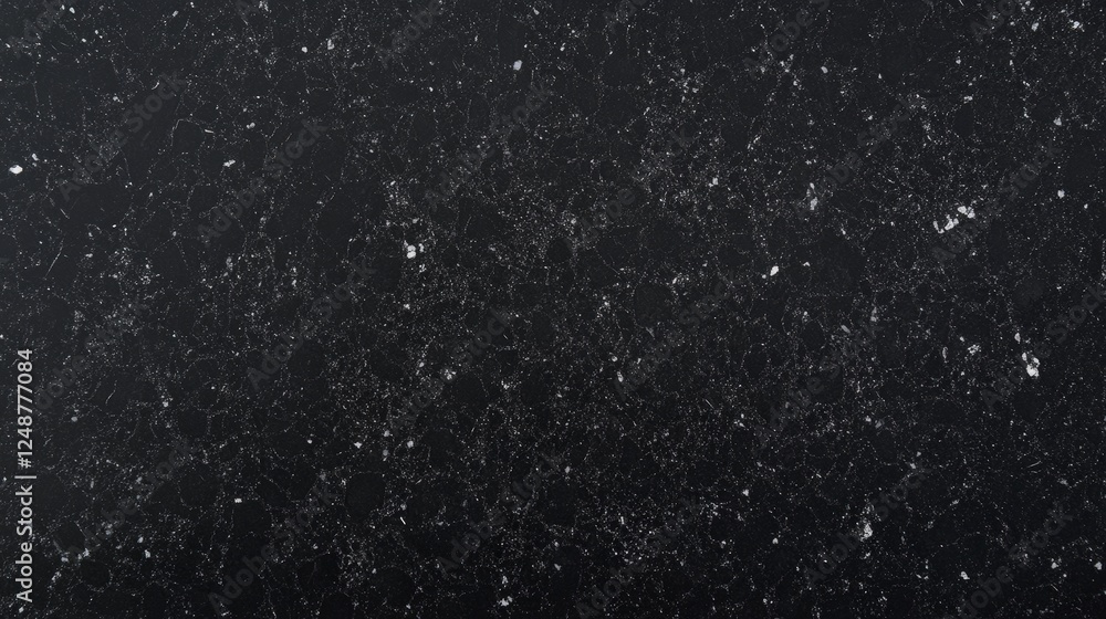 Stunning Black Stone Surface Texture.  A captivating display of dark stone with subtle specks. Perfect for interior design inspiration.