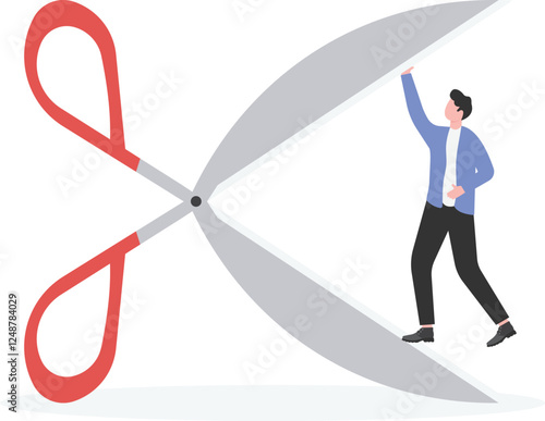 Risk management, control danger, lost or damage from crisis or accident, management and investment strategy, assessment level concept

