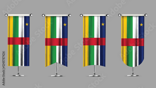 Collection of Vertical Banners Featuring the C.A.R Flag