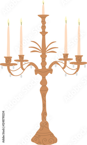 candlestick with candle