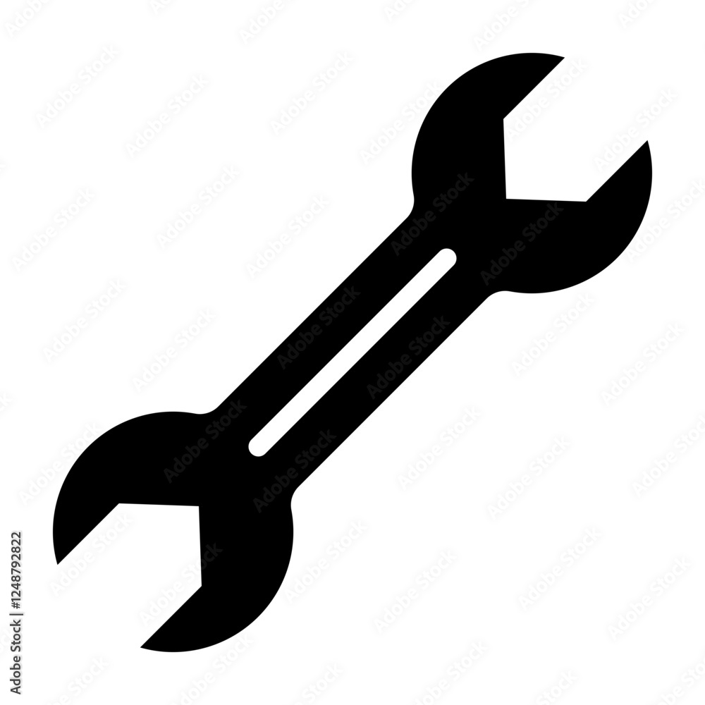 Wrench Vector Glyph Icon Design Design Wrench Vector Glyph Icon Design Design