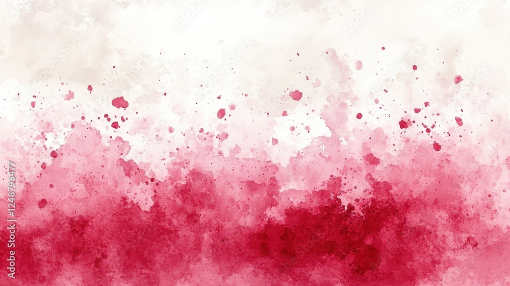 Red watercolor splash background texture Red watercolor splash background texture
