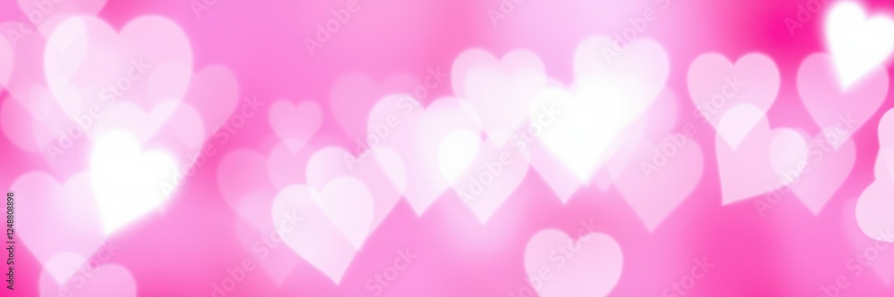 Romantic background with soft pink hearts creating a dreamy atmosphere for celebrations and events Romantic background with soft pink hearts creating a dreamy atmosphere for celebrations and events